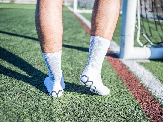 Genio Grip Socks – Shadow White